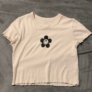 Pacsun Tan Smiley Top